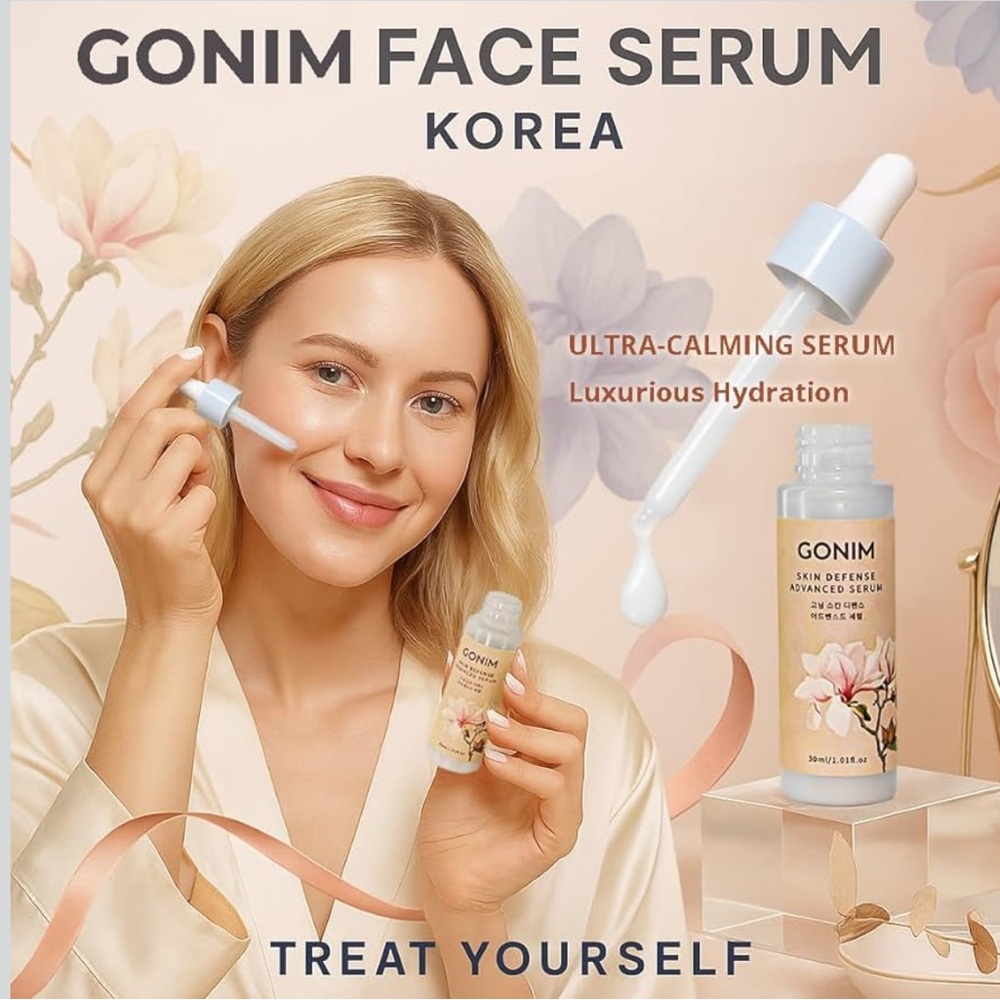 GONIM Face Serum Moisturizer Korean Skin Care - NIB